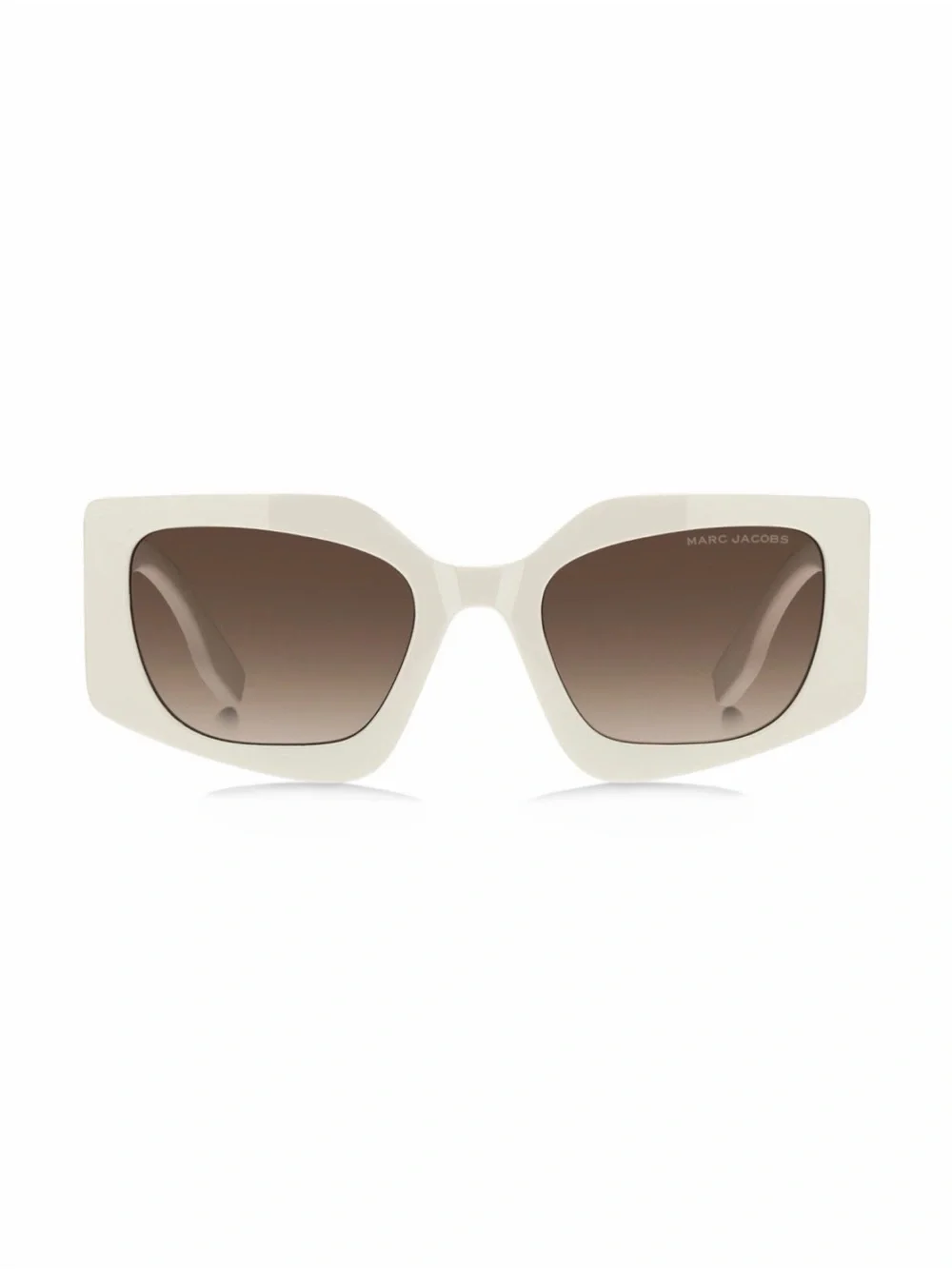 New Marc Jacobs MARC774/S SZJHA White Frame Cat Eye Sunglasses Authentic